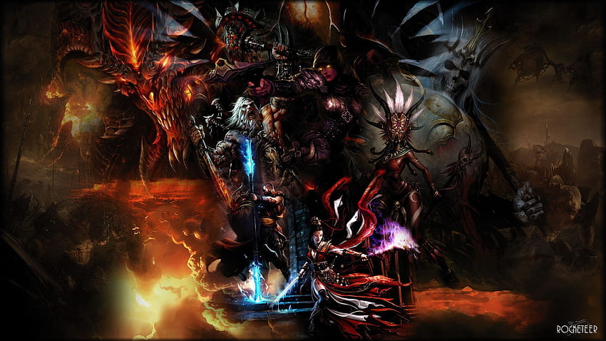114 Demon Hunter (Diablo III) | Backgrounds - Abyss - Page 3 HD wallpaper