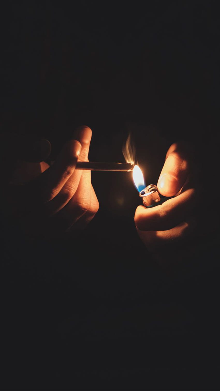 Palenie, estetyczna grafika dymu Tapeta na telefon HD