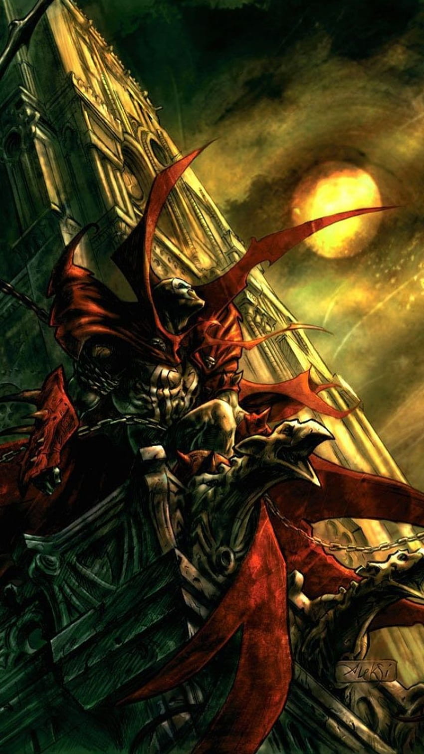 So, I would like to have new mobile to ease my BURNING HYPE for injustice2! So maybe we can have a collection here! I will start with one of my most, Spawn HD phone wallpaper