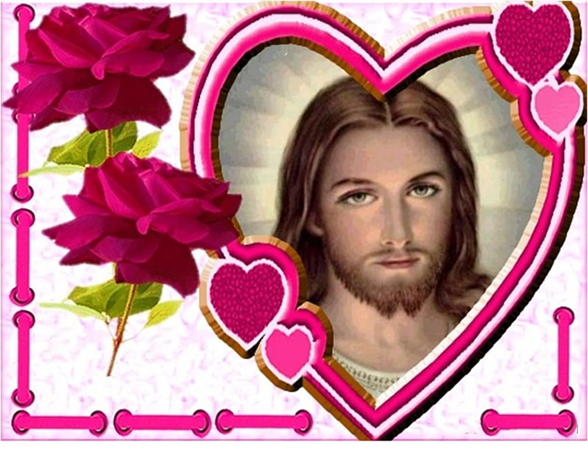 Jesus Christus, Gott, Rose, Blume, Jesus, Christus, Religion, Christentum HD-Hintergrundbild