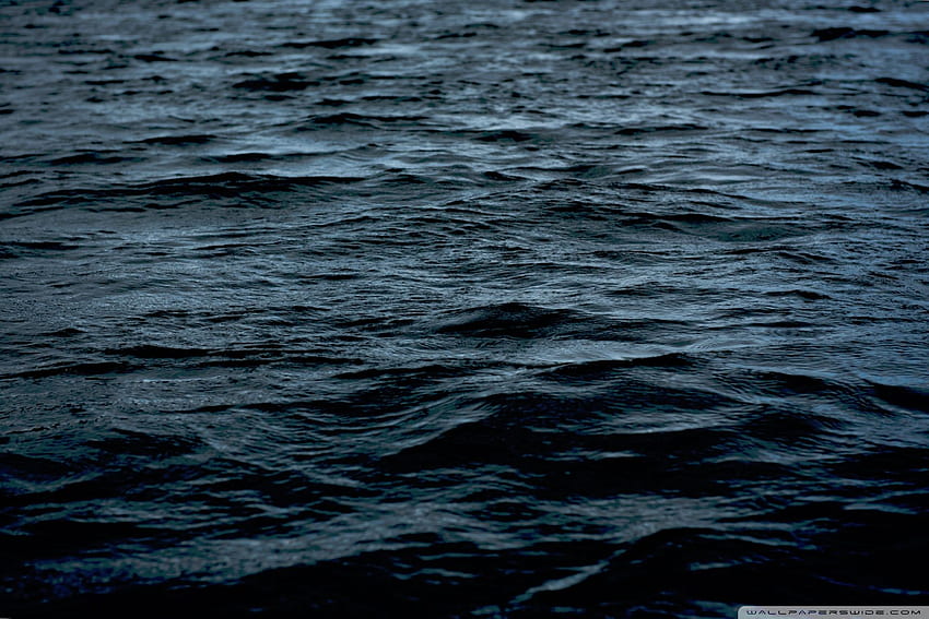 Dark Water Ultra Background, Dark Blue Water HD wallpaper