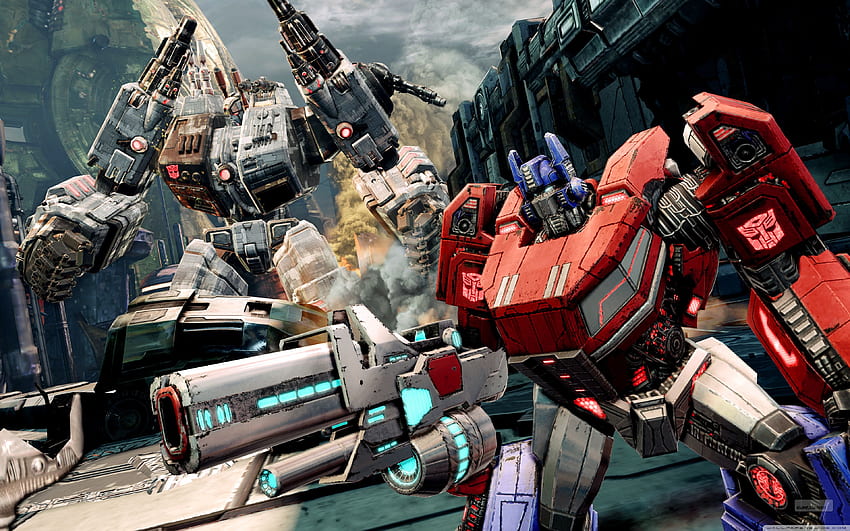 Transformers FOC - Optimus and Metroplex ❤, Classic Transformers HD wallpaper