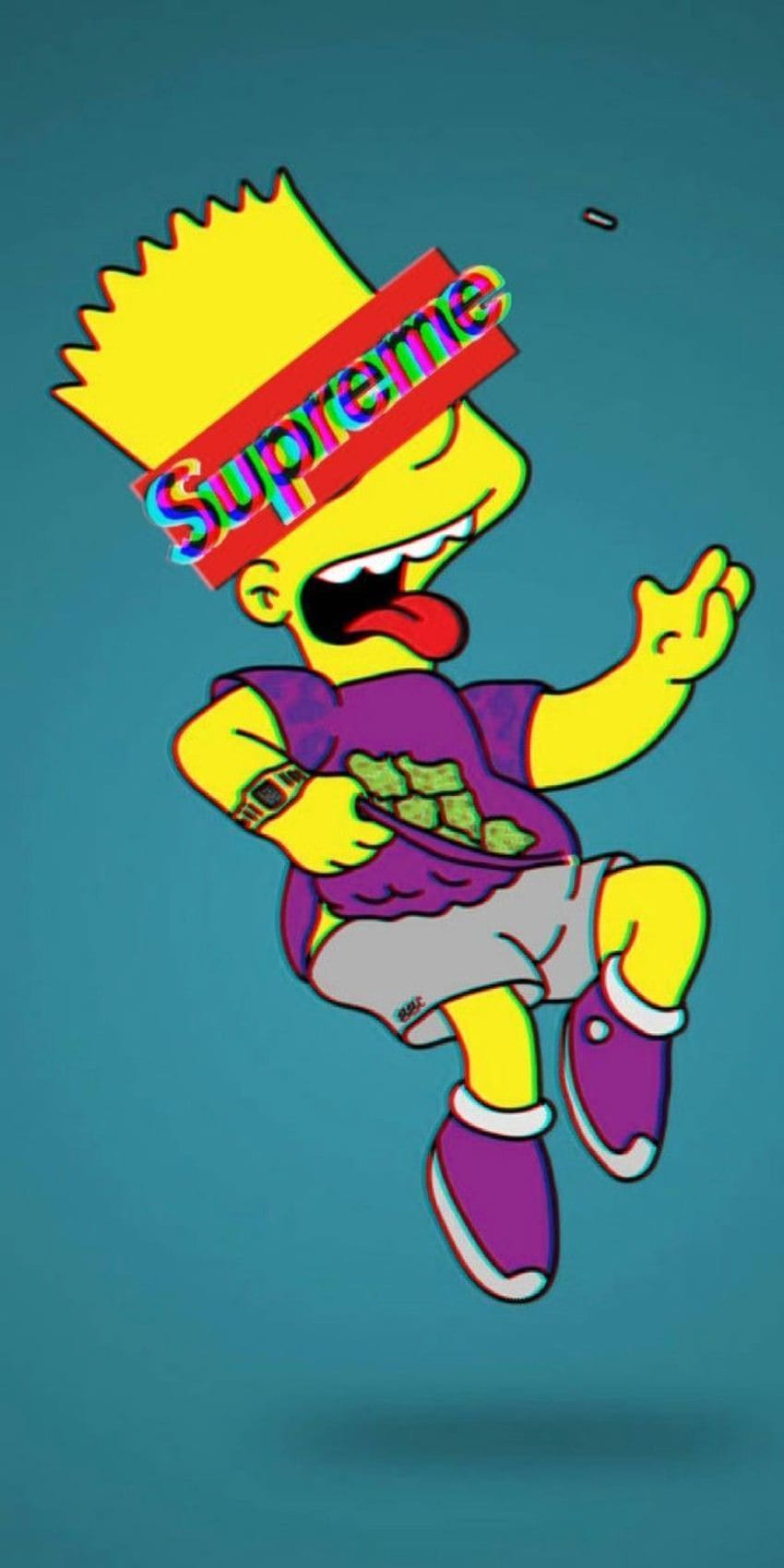 Cool Supreme Bart Simpson HD phone wallpaper | Pxfuel