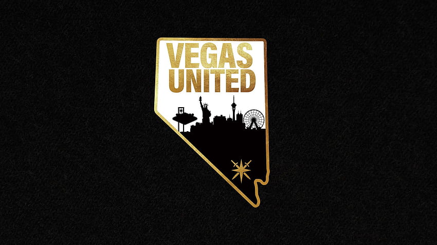 Vegas Golden Knights - знак и фон HD тапет
