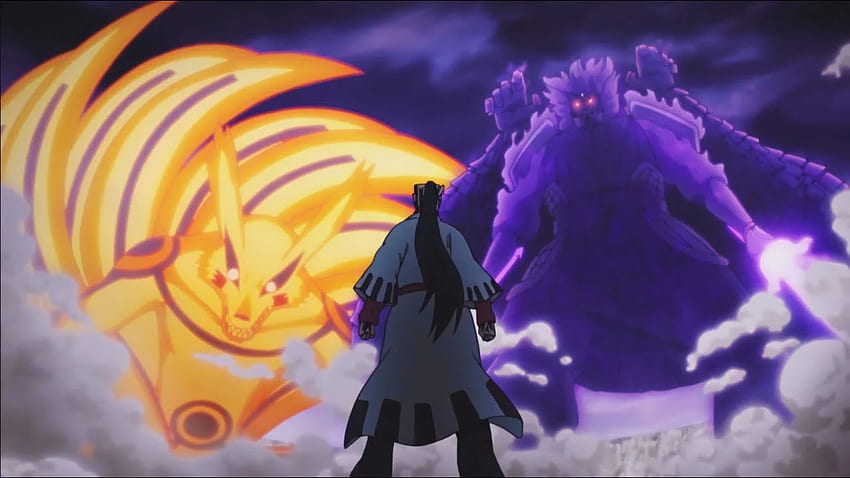 En EFSANEVİ Dövüş! Naruto ve Sasuke Jigen'e Karşı, Jigen Naruto'ya Karşı HD duvar kağıdı