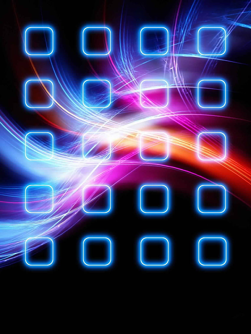 iPad Nettes Neon HD-Handy-Hintergrundbild