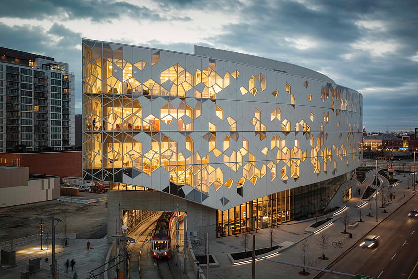 Step Inside the World's 9 Most Futuristic Libraries, Futuristic Buildings HD wallpaper