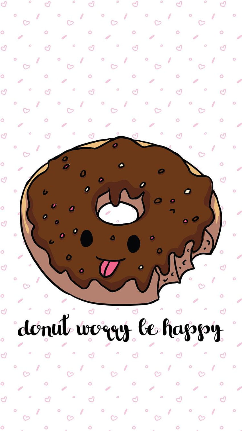 I Donut Care - Trio. Donut care , Cute , Happy HD phone wallpaper