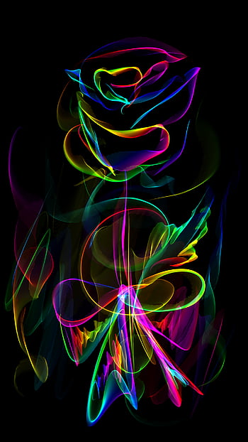 Neon Flowers 2  Wallpapers Central