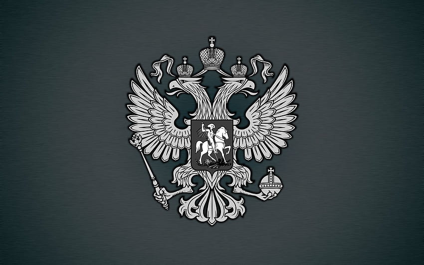 . Minimalism. . . coat of arms, Russia, eagle, Eagle Minimalist HD wallpaper