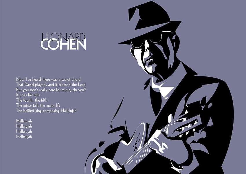 Leonard Cohen - Art People Gallery Hd Wallpaper 