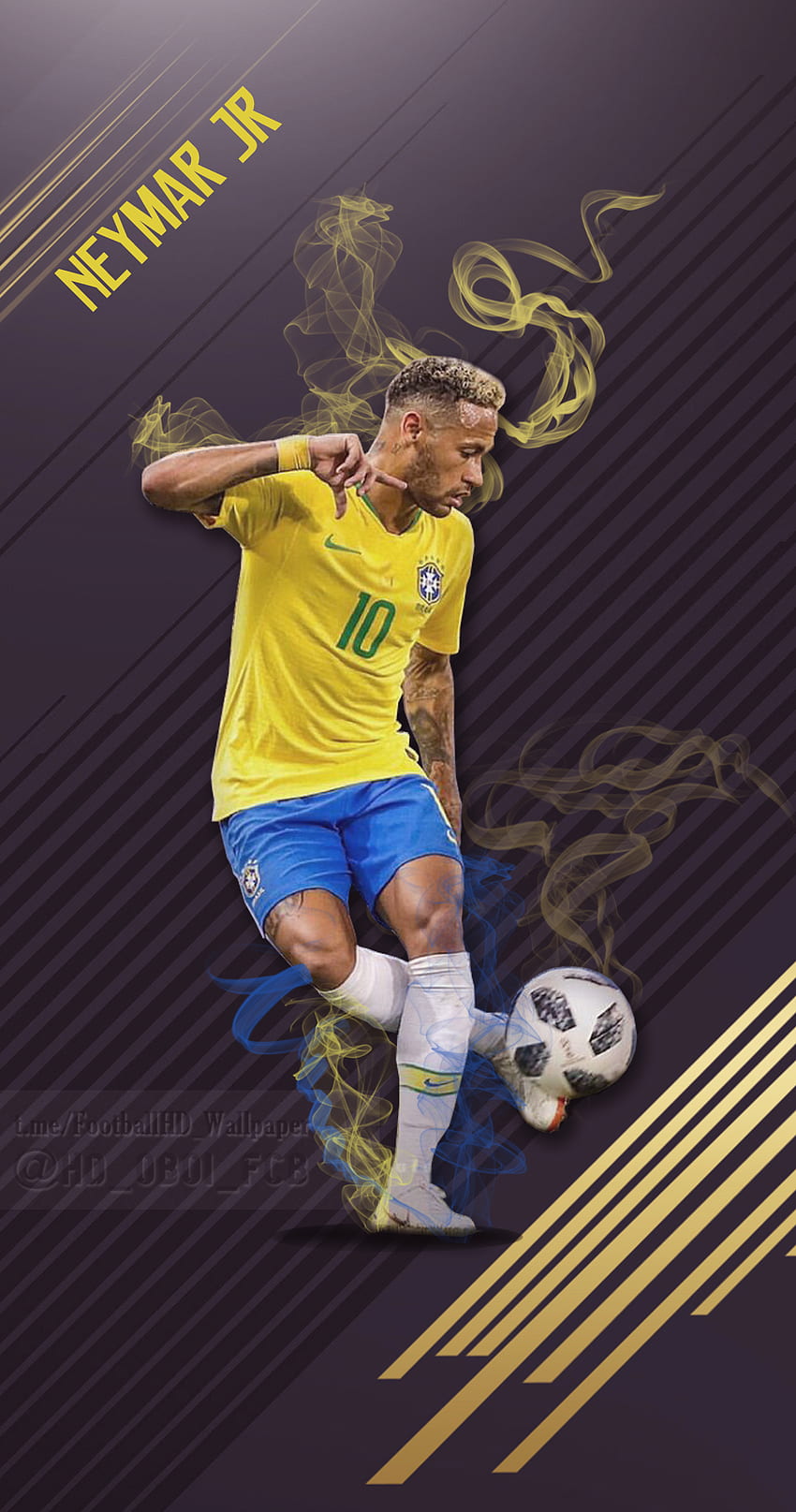 Neymar jr., Neymar jr. Brasilien HD-Handy-Hintergrundbild