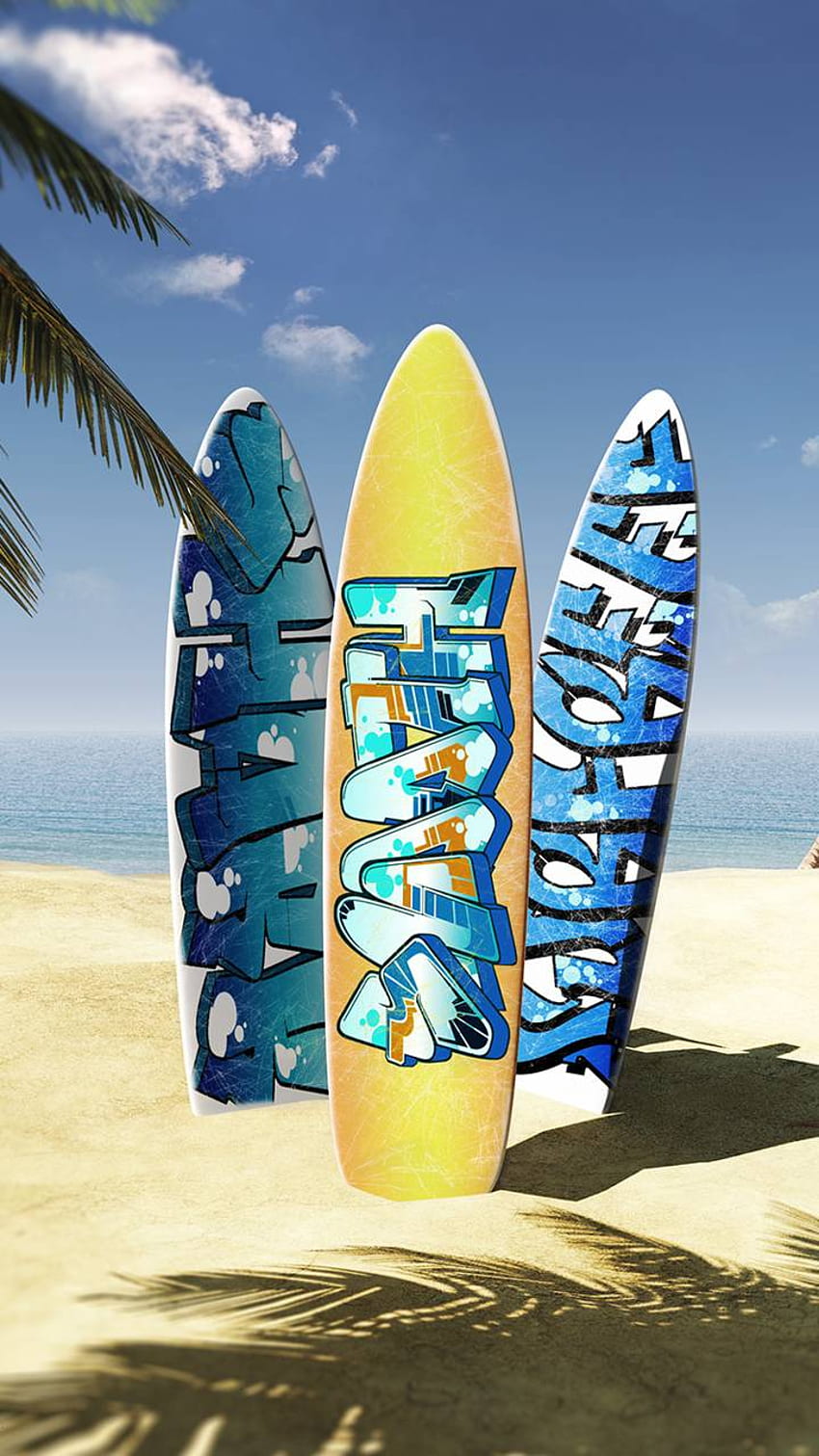 Deska surfingowa Tapeta na telefon HD