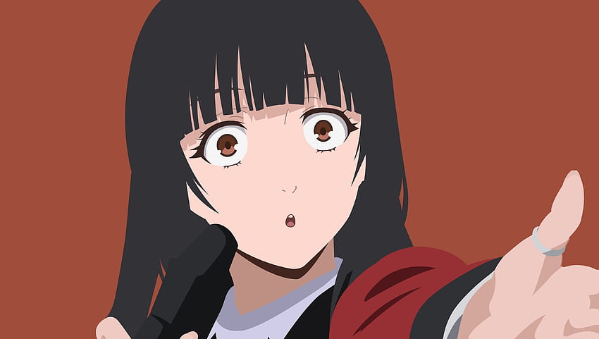 Zdumiona dziewczyna z anime, Yumeko Jabami, Kakegurui Tapeta HD