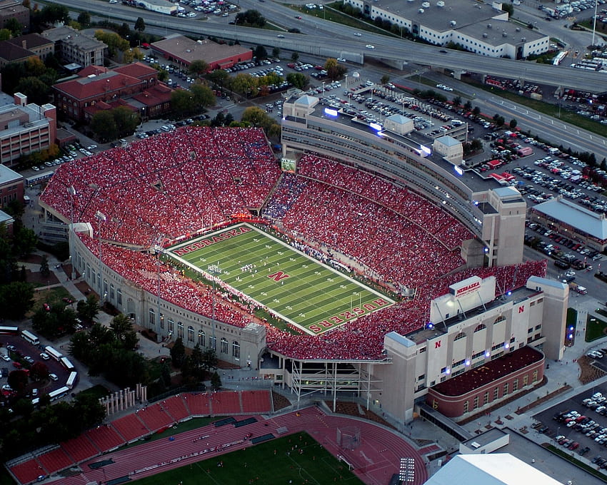 Memorial-Stadion in Lincoln, Nebraska HD-Hintergrundbild