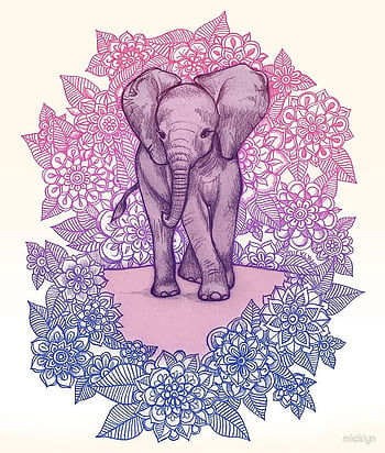 Cute pink elephant HD wallpapers  Pxfuel