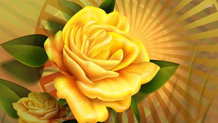 Yellow Rose Aesthetic For Computer. Healthy Living Tips HD wallpaper
