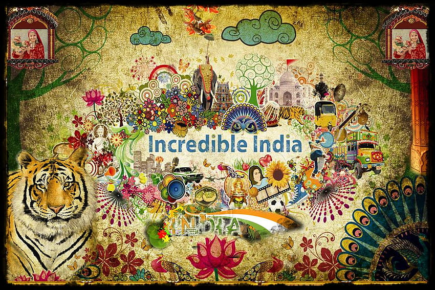 Índia, Cultura Indiana papel de parede HD