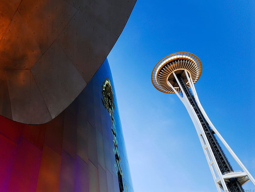 Space Needle Tower Seattle - 3D . Seattle , Space needle seattle, Space needle HD wallpaper