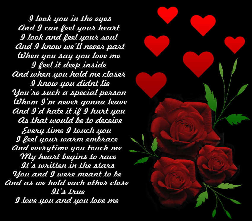 For That Special Person In Your Life, words, roses, life, love, red, hearts, emotions, beauty HD wallpaper