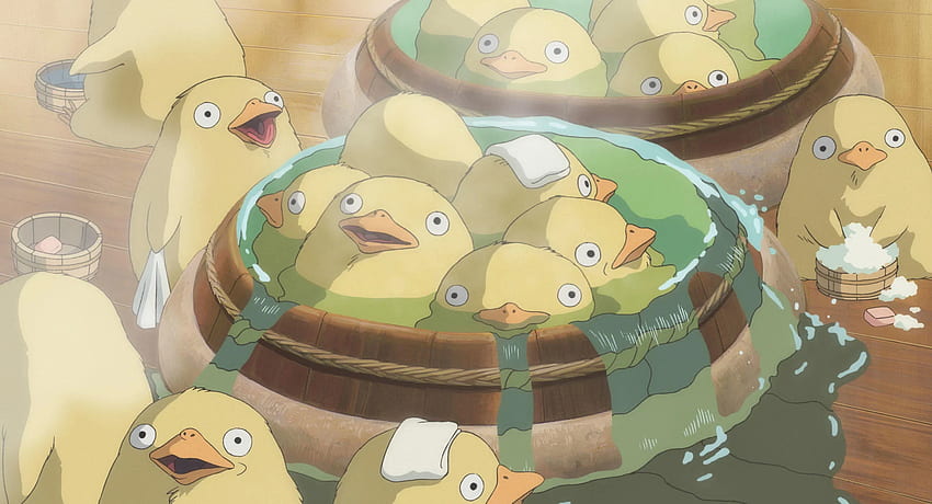 Centinaia di grammi dalle animazioni di Studio Ghibli per lo della chat video per Studio Ghibli Nature Sfondo HD