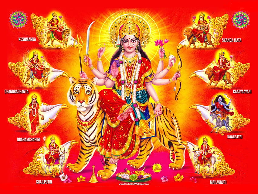 Goddess Maa Durga mata HD wallpaper