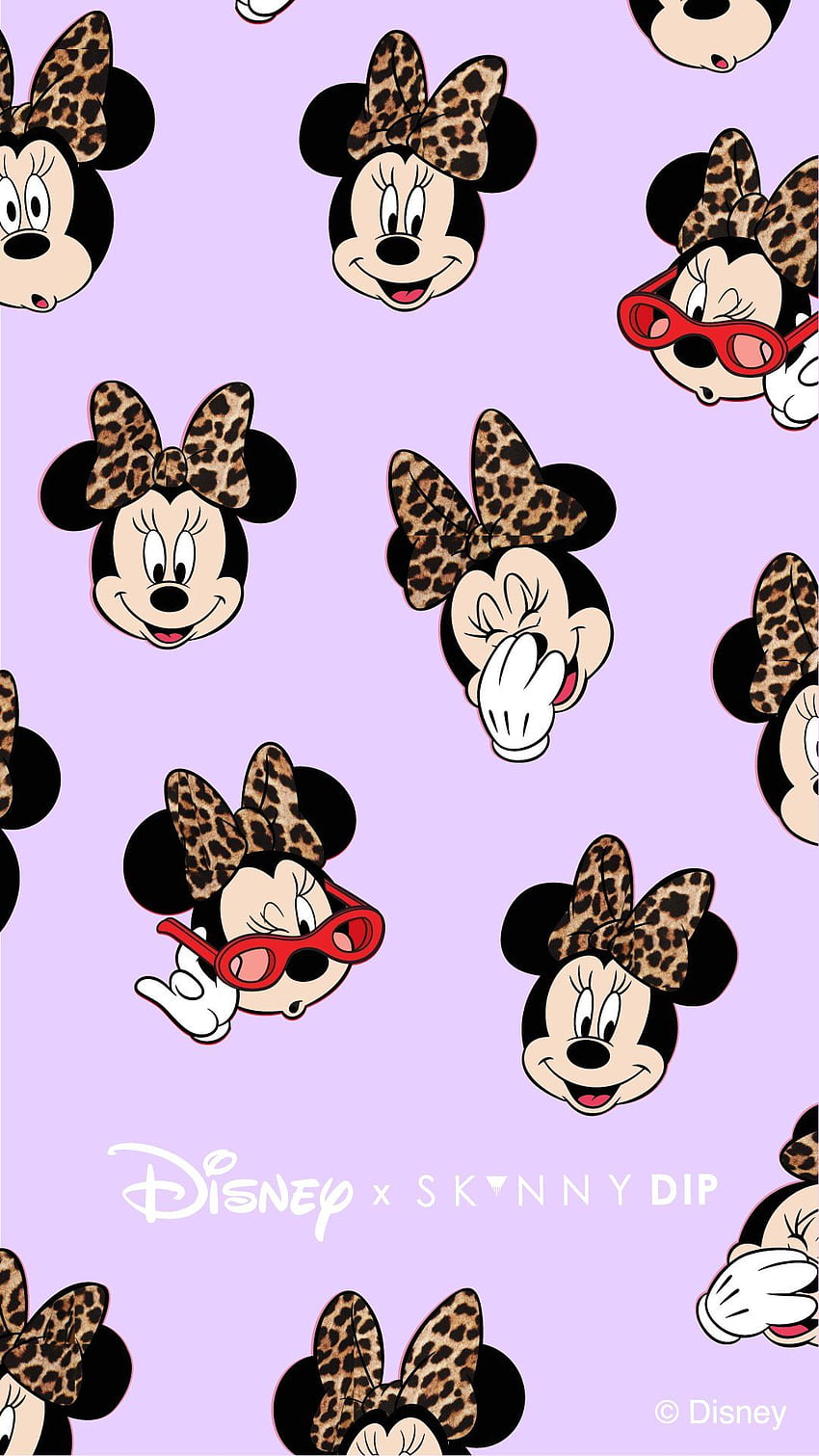 ディズニー。 ミッキーマウス、ミッキーマウスアート、ディズニー、パープルミニーマウス HD電話の壁紙