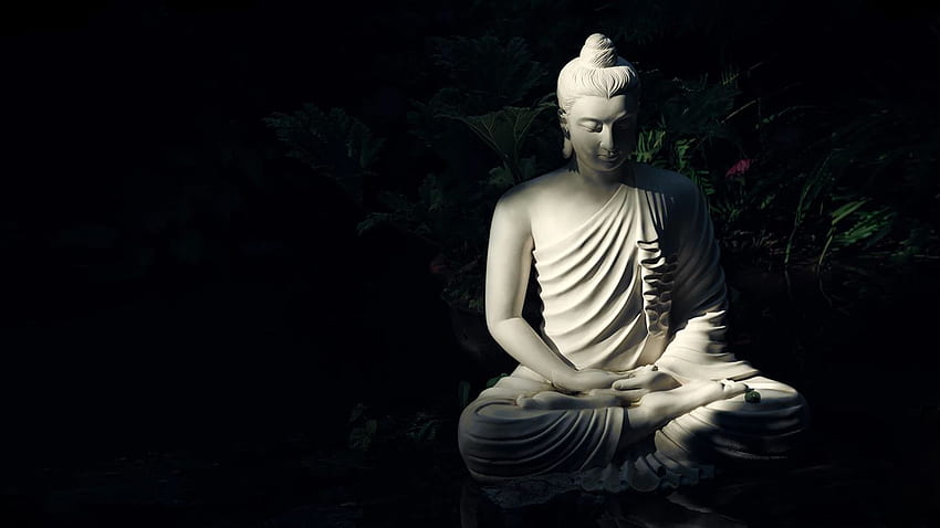 1366 × 768 Lord Buddha Full Size - Gautam Buddha -, Budismo Invierno fondo de pantalla