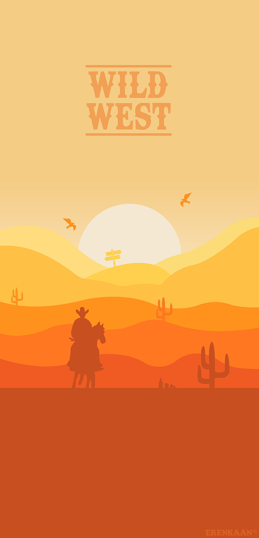 wildWest, sky, cowboy, west, texas, desert, wild HD phone wallpaper
