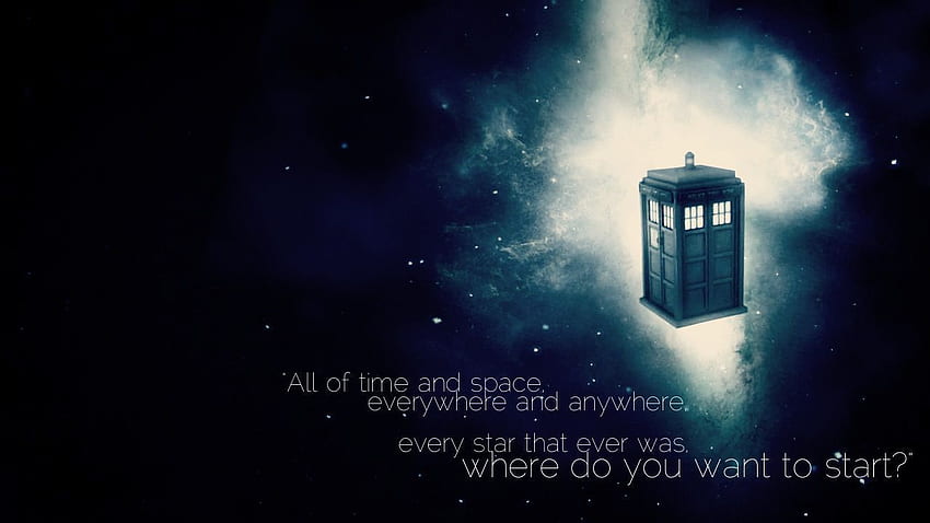 All of time and space, everywhere and anywhere, every star that ever was, where do you want to start? HD wallpaper