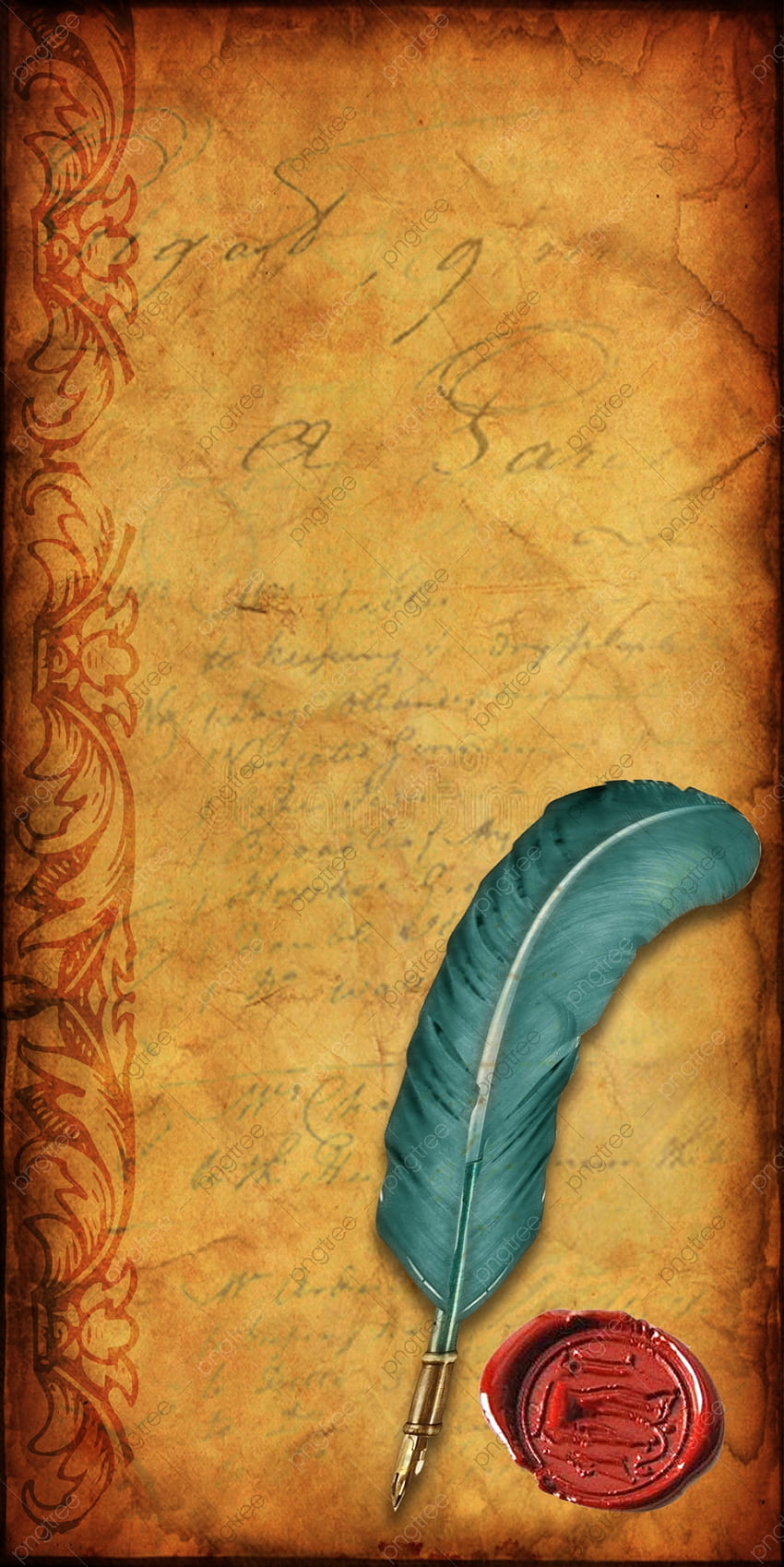 Feather Pen Background , Vectors and PSD Files for . Pngtree, Quill Pen HD phone wallpaper
