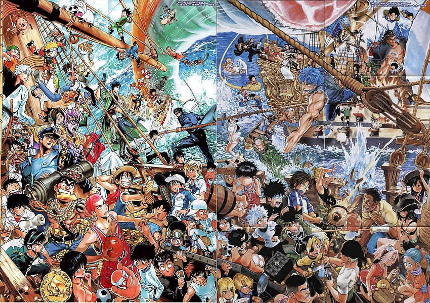 Artistas de manga semanales de Shōnen Jump. Pelea de anime, Artista de manga, Shonen Jump fondo de pantalla