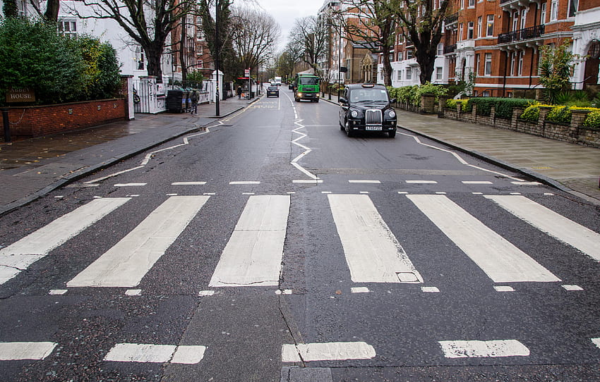 Abbey Road, I Simpson Abbey Road Sfondo HD
