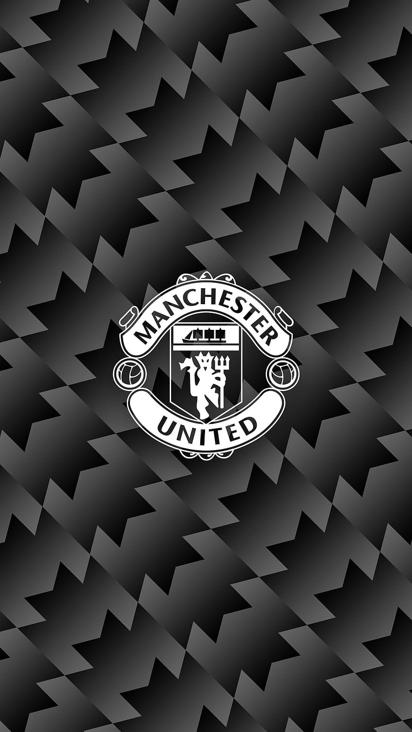 Manchester United iPhone, Manchester United Hitam wallpaper ponsel HD