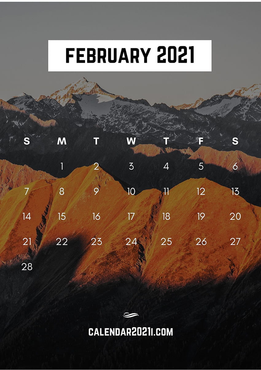 Calendars, February 2021 Calendar HD phone wallpaper | Pxfuel