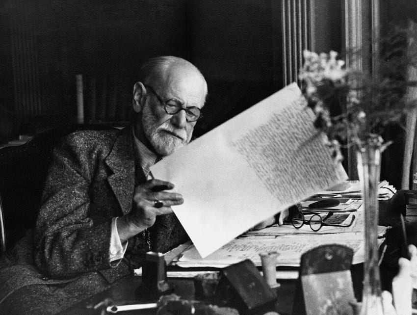 Sigmund Freud und Hintergrund HD-Hintergrundbild
