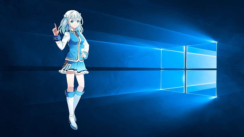Anime de Windows 10, Anime limpio fondo de pantalla