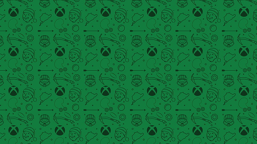 Ollie Hoff › Papel de regalo navideño de Xbox fondo de pantalla