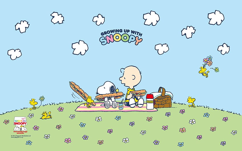 Pomysły Snoopiego. snoopy, snoopy, snoopy i woodstock, Snoopy Peanuts Tapeta HD