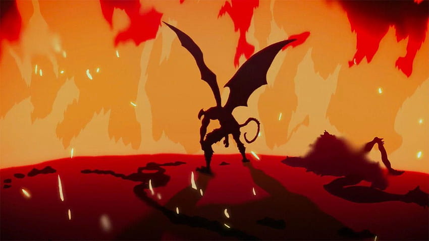 Adegan Devilman Crybaby yang Sangat Kacau Wallpaper HD