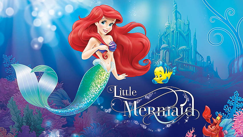 Disney Ariel die kleine Meerjungfrau Wand, Ariel Laptop HD-Hintergrundbild