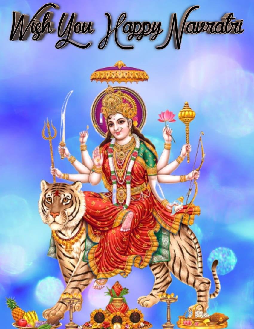 Navratri mata rani , mythology, guru, illustration, fictional ...