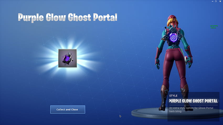 Just got a purple ghost portal for owning purple skull, Purple Skull Trooper HD wallpaper