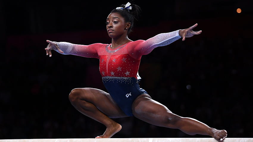 Simone Biles Just Became The Most Decorated Female Gymnast In History. WGN TV, Simone Biles Beam HD wallpaper