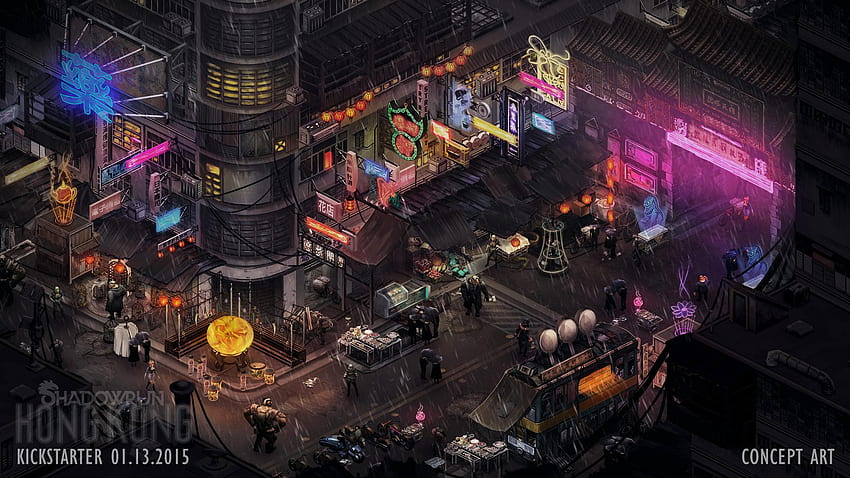 Shadowrun Hong Kong - Shadowrun Hong Kong Kowloon Fond d'écran HD