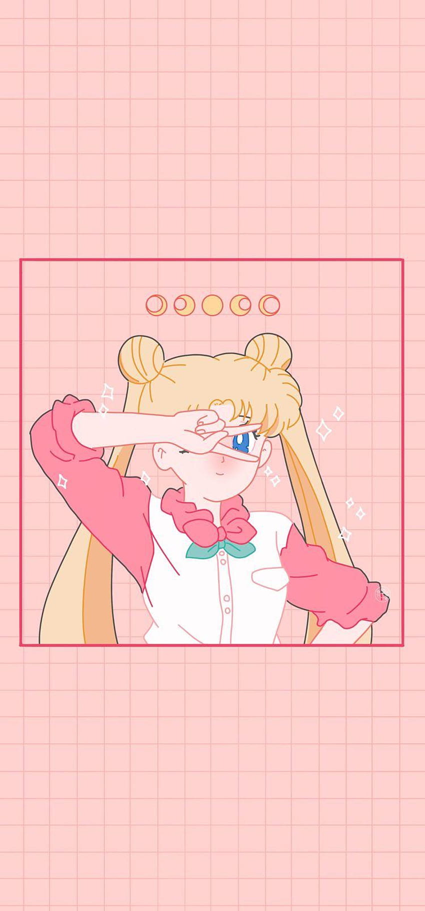 Един сладък, който намерих, надявам се да ви хареса :): sailormoon, Cute Sailor Moon Aesthetic HD тапет за телефон