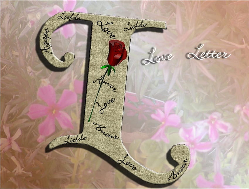 List miłosny, list, miłość Tapeta HD
