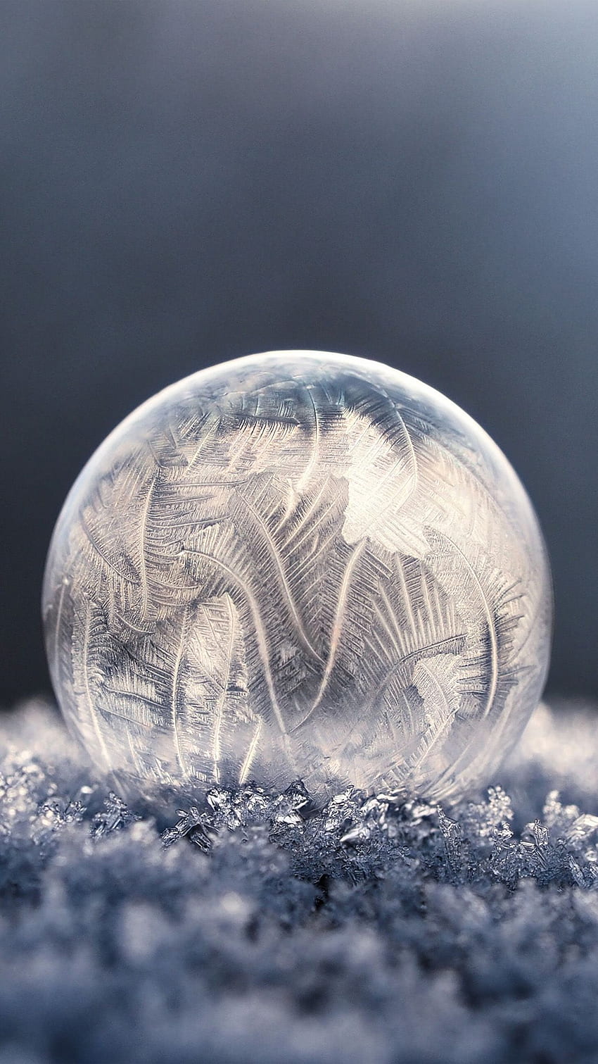 iPhone7 . ice bubble winter nature, Marble Balls HD phone wallpaper