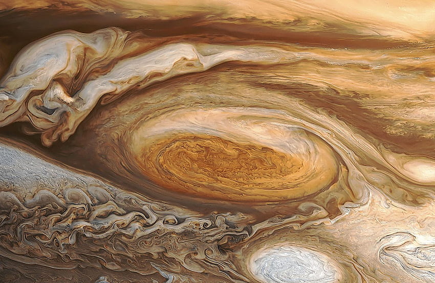 Jupiters großer roter Fleck HD-Hintergrundbild