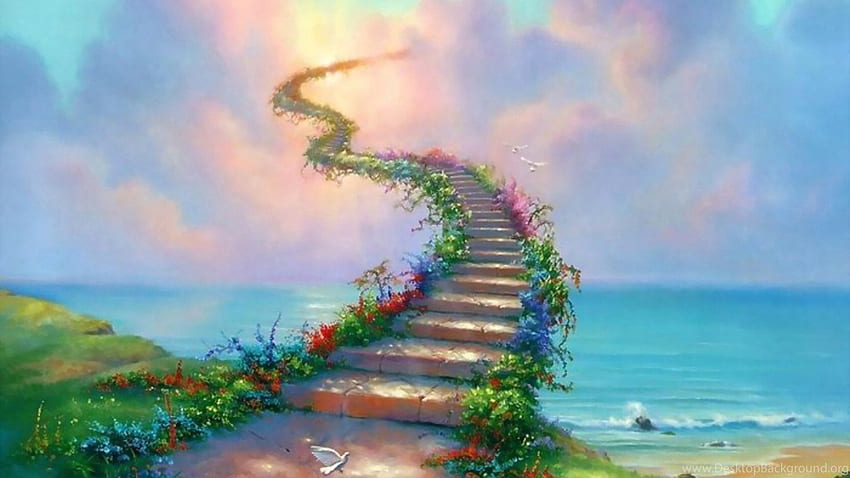 Stairway To Heaven PC And Mac Background HD wallpaper